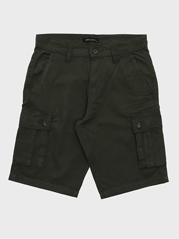 XSIDE Standard Fit Twill Men's Bermuda Shorts
