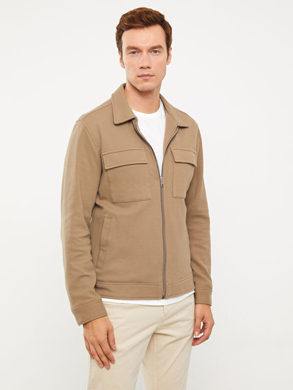 LCW Vision Slim Fit Collared Neck Men's Coat
