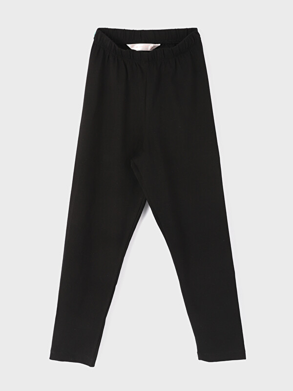 LCW DREAM Women's Elasticated Waist Plain Base Layer Leggings