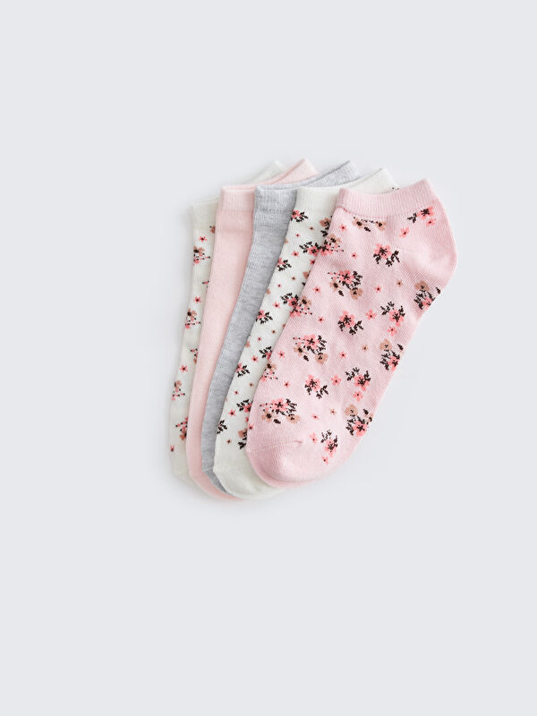 LCW DREAM Desenli Kadın Patik Çorap 5'li - W31784Z8-FXX | LCW