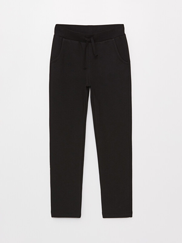 LCW Kids Elasticated Waist Basic Girls' Sweatpants