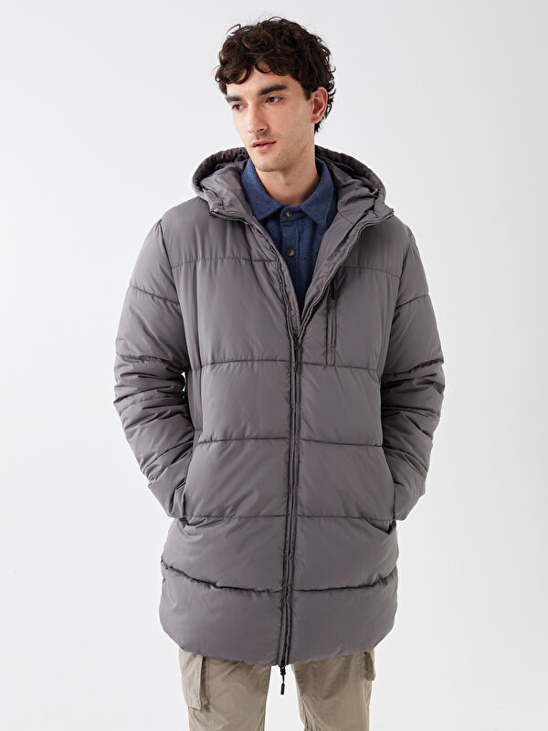 XSIDE Relaxed Fit Hooded Men's Coat