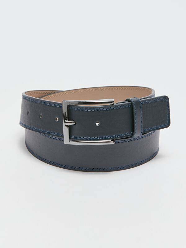 LCW ACCESSORIES Faux Leather Men's Belt