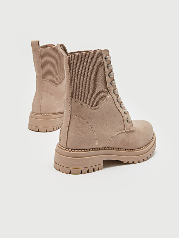 Deri Görünümlü Bağcıklı Kadın Bot - Görsel 6