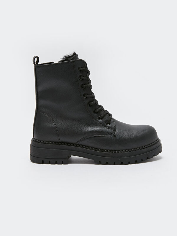 Bağcıklı Deri Görünümlü Kadın Bot - Görsel 3