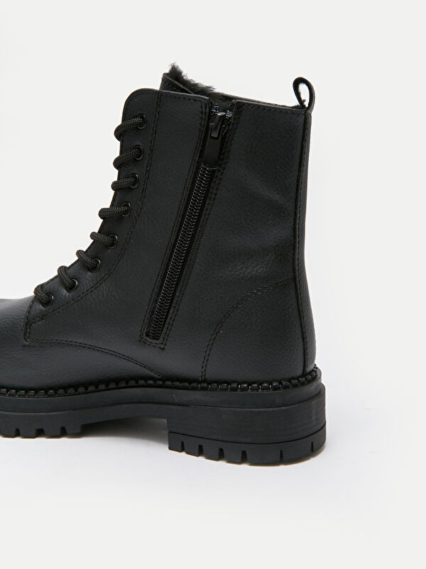 Bağcıklı Deri Görünümlü Kadın Bot - Görsel 7