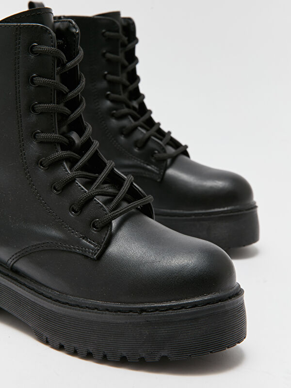 Bağcıklı Deri Görünümlü Kadın Bot - Görsel 4