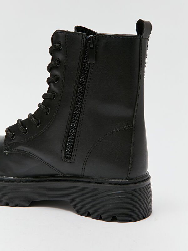 Bağcıklı Deri Görünümlü Kadın Bot - Görsel 7