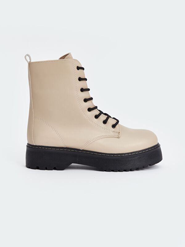 Bağcıklı Deri Görünümlü Kadın Bot - Görsel 3