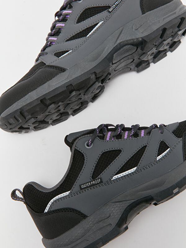 Bağcıklı Su Geçirmez Kadın Trekking Ayakkabı - Görsel 7