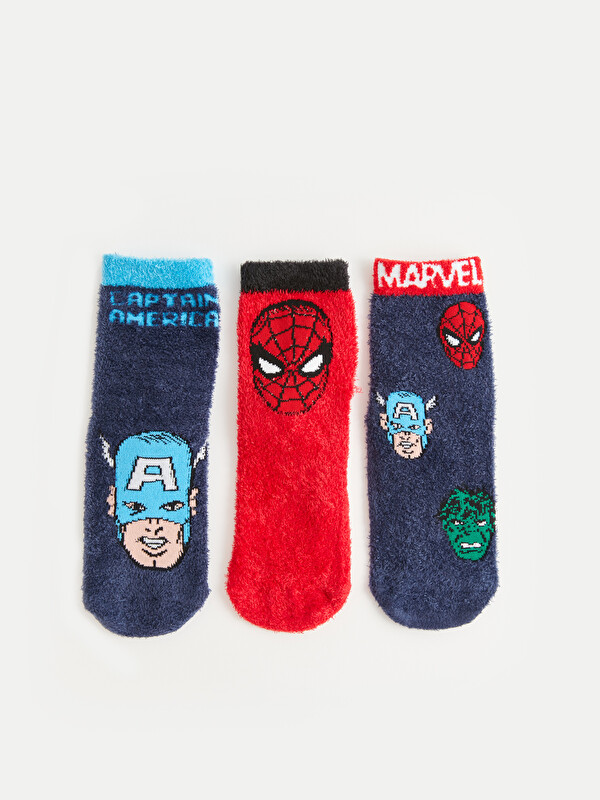 LCW Kids Spider-Man Patterned Boys' Ankle Socks 3-pack