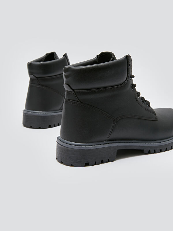 Bağcıklı Deri Görünümlü Kadın Bot - Görsel 6