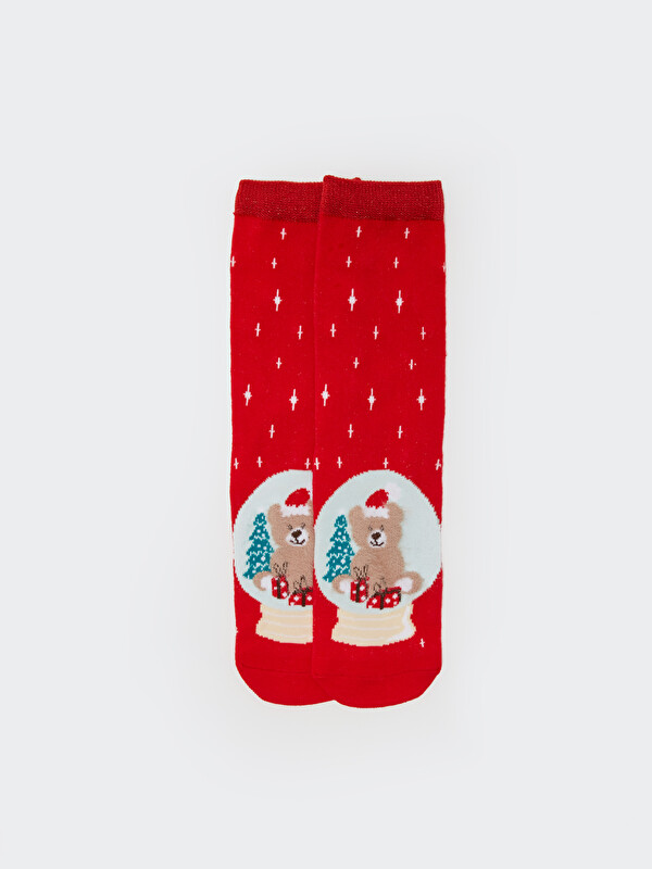 LCW Kids New Year Themed Girls' Ankle Socks