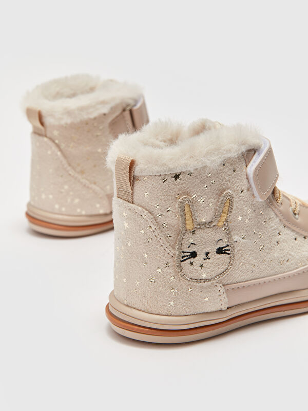 Bağcık ve Cırt Cırtlı Bilek Boy Kız Bebek Spor Ayakkabı - Görsel 6