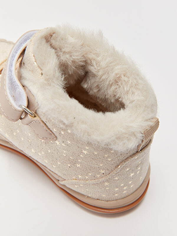 Bağcık ve Cırt Cırtlı Bilek Boy Kız Bebek Spor Ayakkabı - Görsel 7