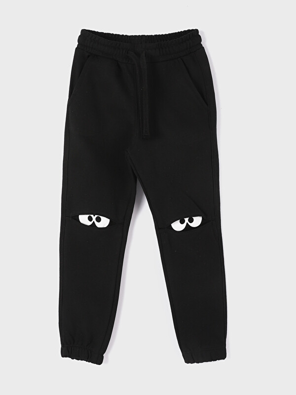 LCW Kids Elastic Waist Printed Boys' Jogger Sweatpants