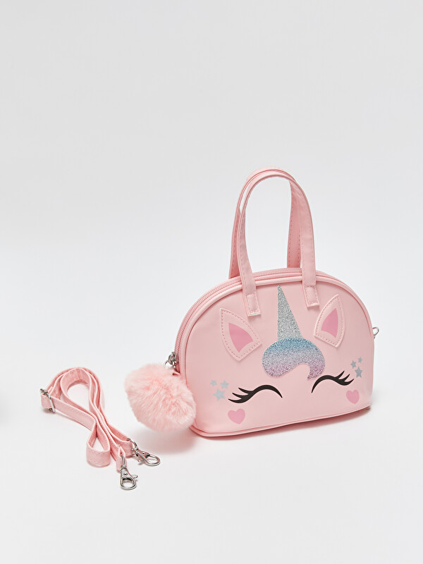 LCW ACCESSORIES Printed Girls' Top-Handle Bag