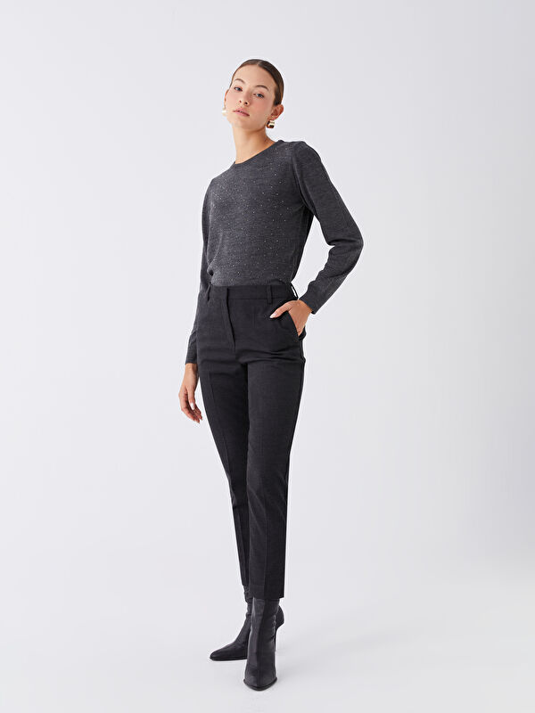 LCWAIKIKI Basic Women's Slim Fit Plain Trousers