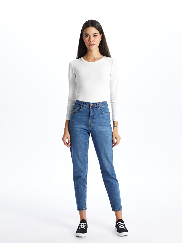 LCW Vision High Waist Slim Mom Women's Jeans