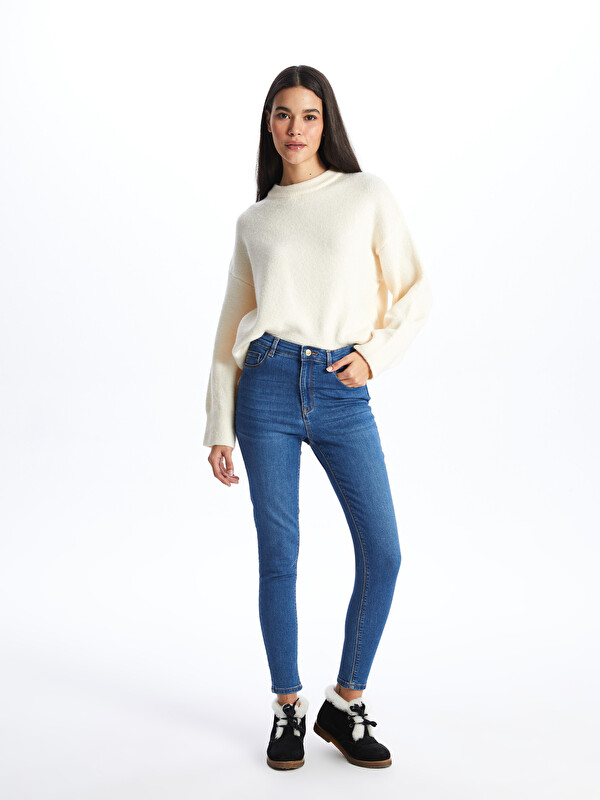LCW Jeans Jean Super Skinny Fit Jupiter Taille Haute pour Femmes