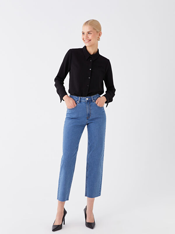 LCW Vision High Waisted Straight Fit Women's Jeans