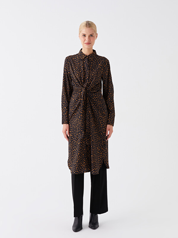 LCW Modest Tunique Chemise à Motifs pour Femmes