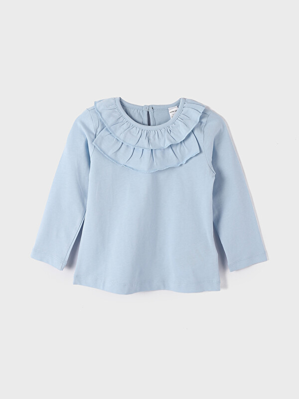 LCW Kids Crew Neck Long Sleeve Girls' T-Shirt