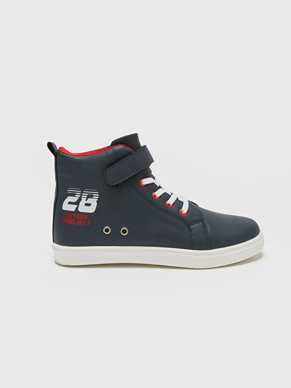 Lcw Steps Lcw Steps Lacivert Baskılı Bağcık ve Cırt Cırtlı Erkek Çocuk Spor Ayakkabı LC Waikiki'de! Lacivert - 3. görsel