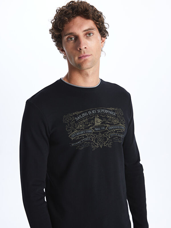 [COSYHARU公式]Tweed Henry Neck Long-Sleeved T-Shirt HENRY NECK T-SHIRT｜Inswirl インスワール