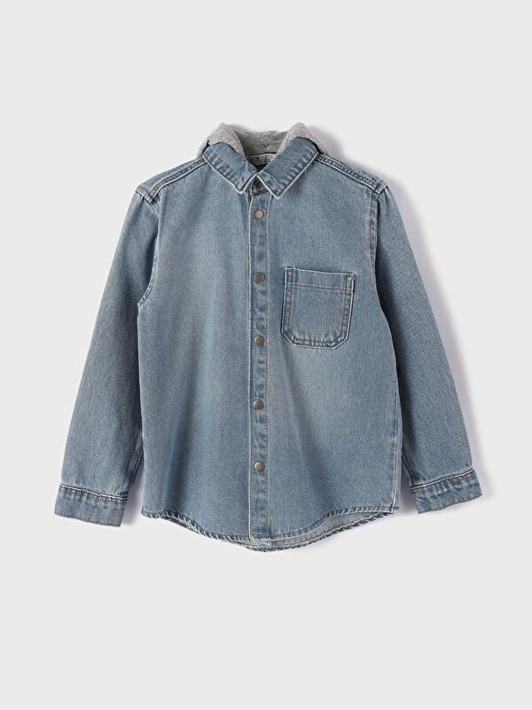 LCW Kids Basic Boys' Denim Shirt