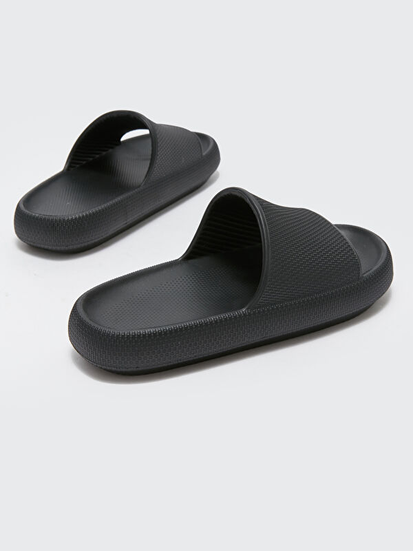 Kendinden Desenli Tek Bantlı Erkek Terlik - Görsel 6