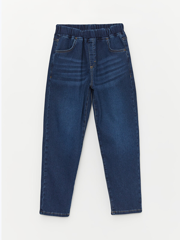 LCW Kids Beli Lastikli Erkek Çocuk Jean Pantolon