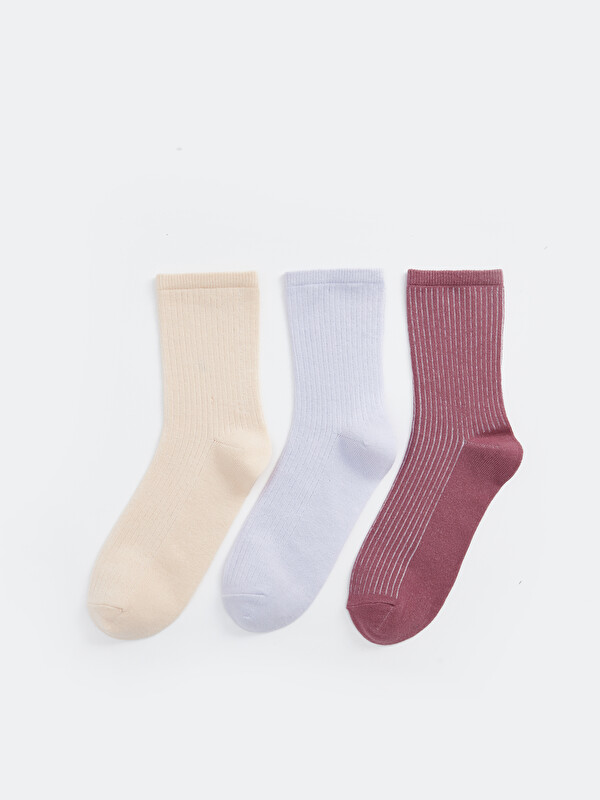 LCW DREAM Women's Plain Ankle Socks 3-packs