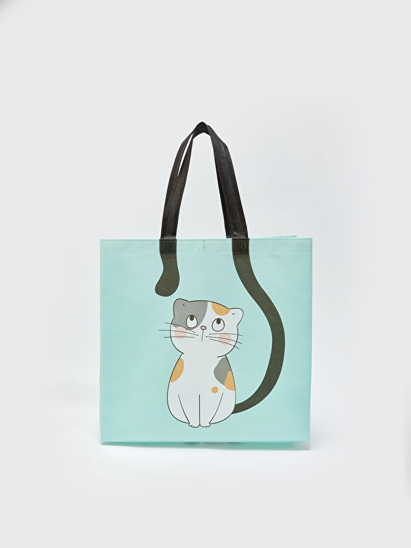 人気商品の LCW ACCESSORIES Cat Printed Shopping Bag -W3I307Z8-M0T - LC ダイニングテーブル