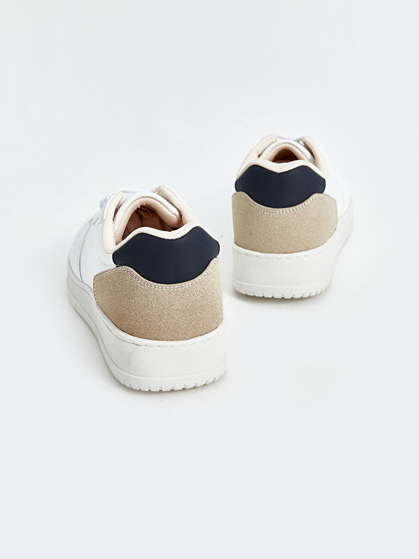 Bağcıklı Deri Görünümlü Erkek Spor Ayakkabı - Görsel 6