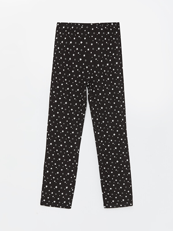 LCW DREAM Beli Lastikli Baskılı Kadın Pijama Altı