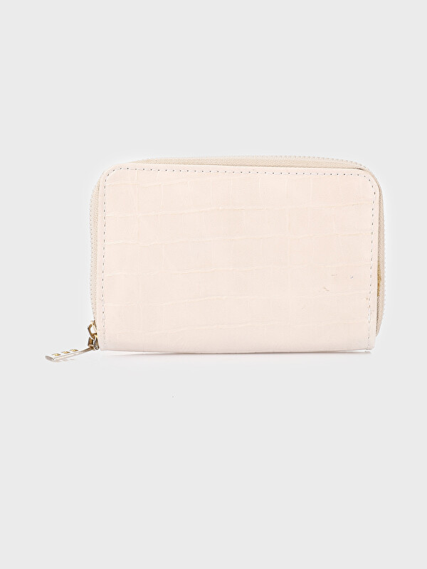 LCW ACCESSORIES Faux Leather Croc Effect Women's Wallet