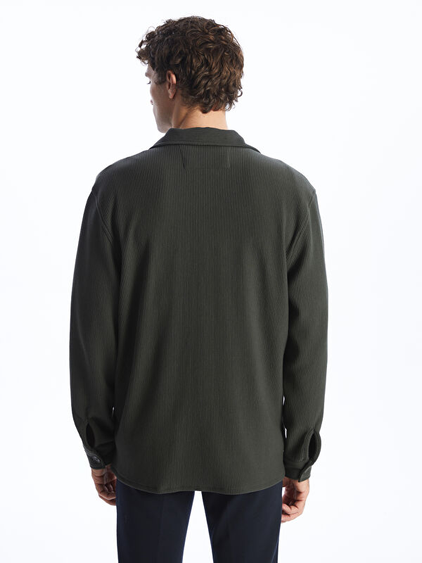 SOUTHBLUE Relaxed Fit Long Sleeve Men's Shirt Jacket