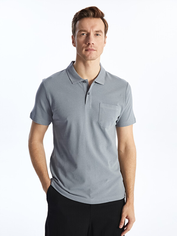 LCWAIKIKI Classic Polo Yaka Kısa Kollu Pike Erkek Tişört