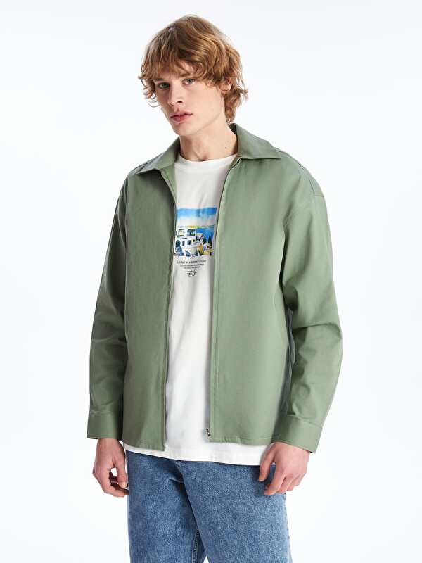 【希少】夏限定価格2022ss NOAH Utility Jacket Lサイズ XSIDE Relaxed Fit Long Sleeve Men's Shirt Jacket - S41456Z8-VKA