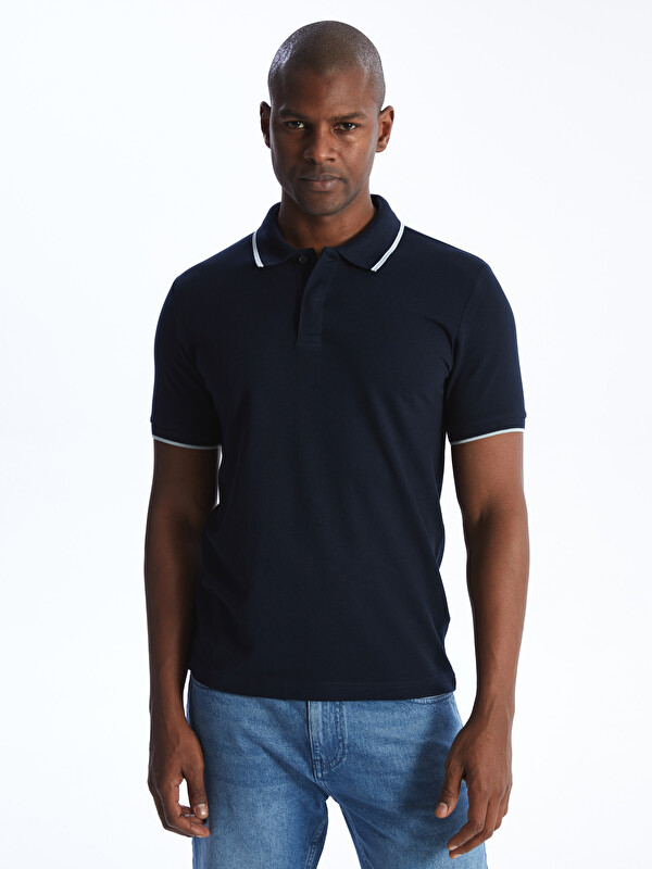 LCWAIKIKI Basic Polo Neck Short Sleeve Pique Men's T-Shirt