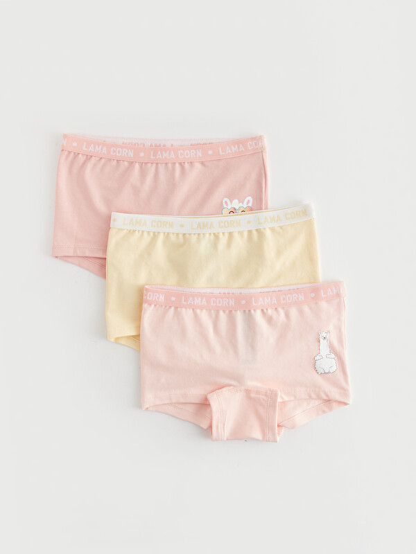 LCW Kids Printed Girls' Boxer 3-packs