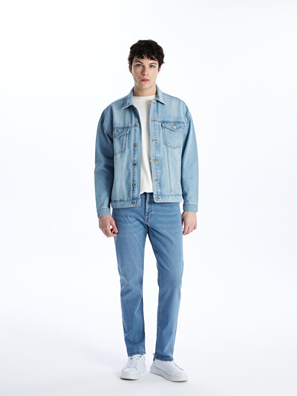 Hidden: Rebel Trucker Jacket - Light Blue – Sincerely Yours