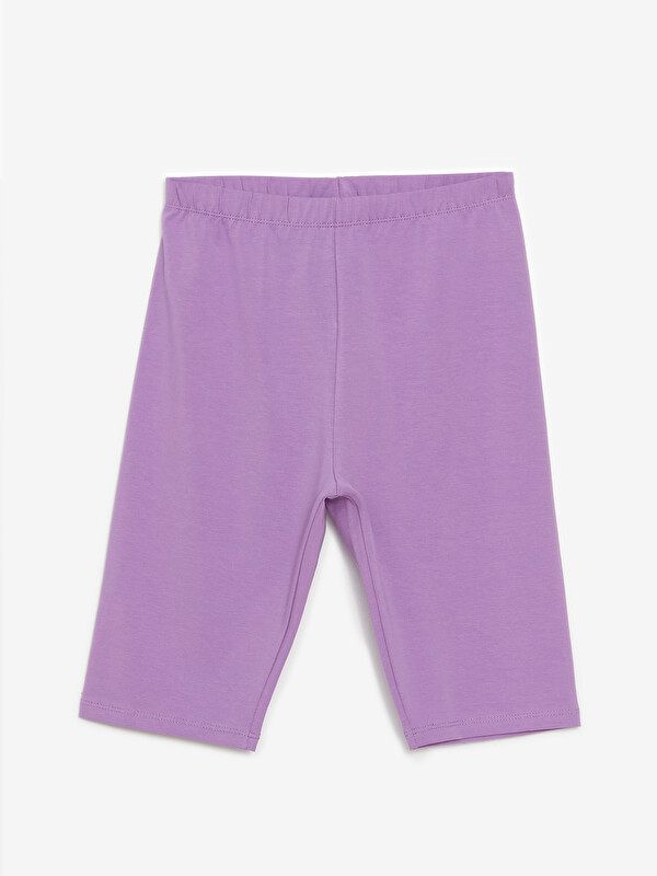 LCW Kids Beli Lastikli Basic Kız Çocuk Tayt