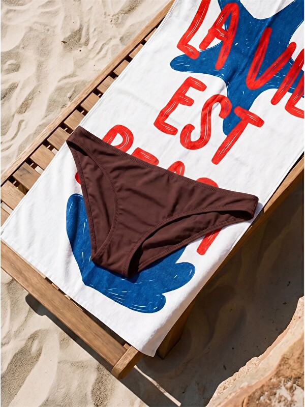 LCW DREAM UV Korumalı Kadın Düz Bikini Alt