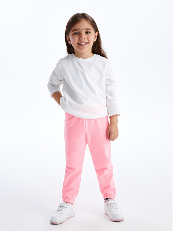 LCW Kids بنطال رياضة بنات بخصر مطاطي