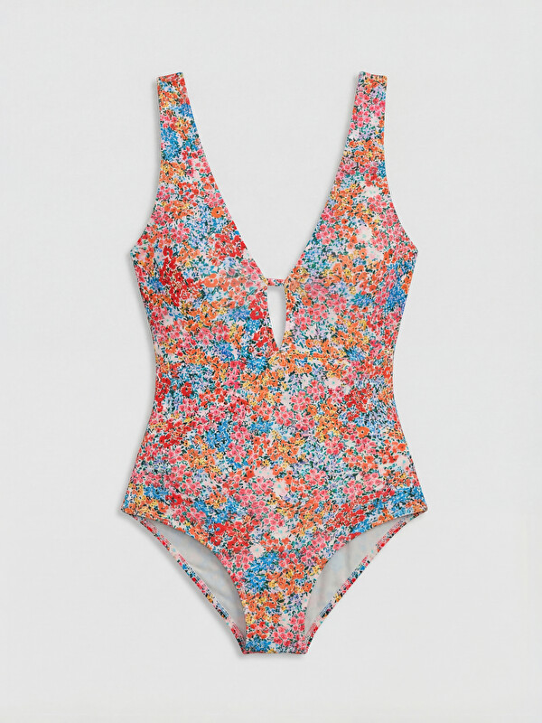 LCW DREAM Maillot de bain floral avec protection UV pour Femmes