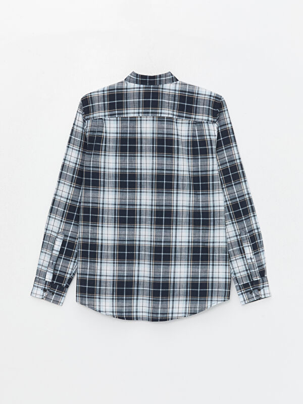 チャッピー EU41/26.5cm LCWAIKIKI Classic Regular Fit Long Sleeve Plaid Poplin Men's