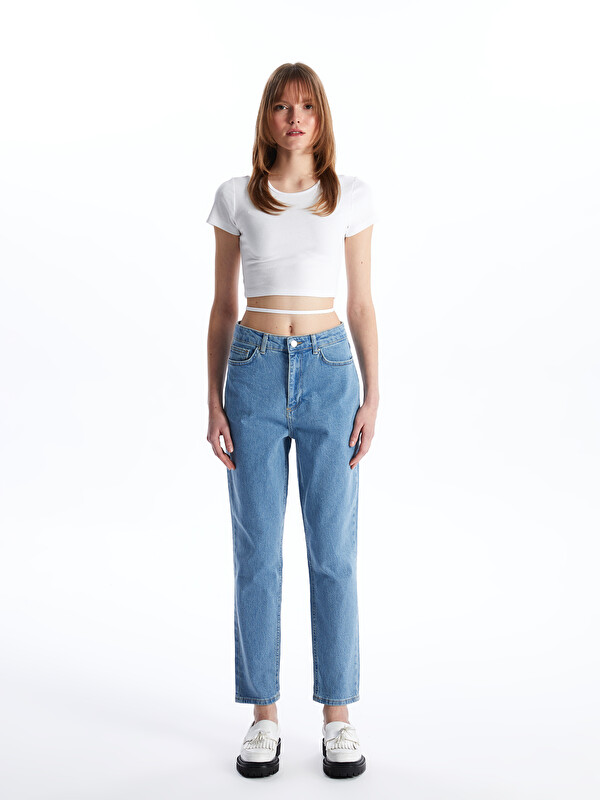 XSIDE Джинсы Mom Fit для женщин - S4BD72Z8-S1D - LC Waikiki