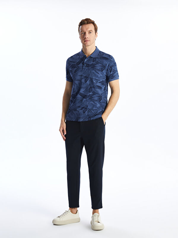 Indigo Polo Yaka Kısa Kollu Desenli Erkek Tişört - S4BM88Z8 Indigo Polo Yaka Kısa Kollu Desenli Erkek Tişört - S4BM88Z8
